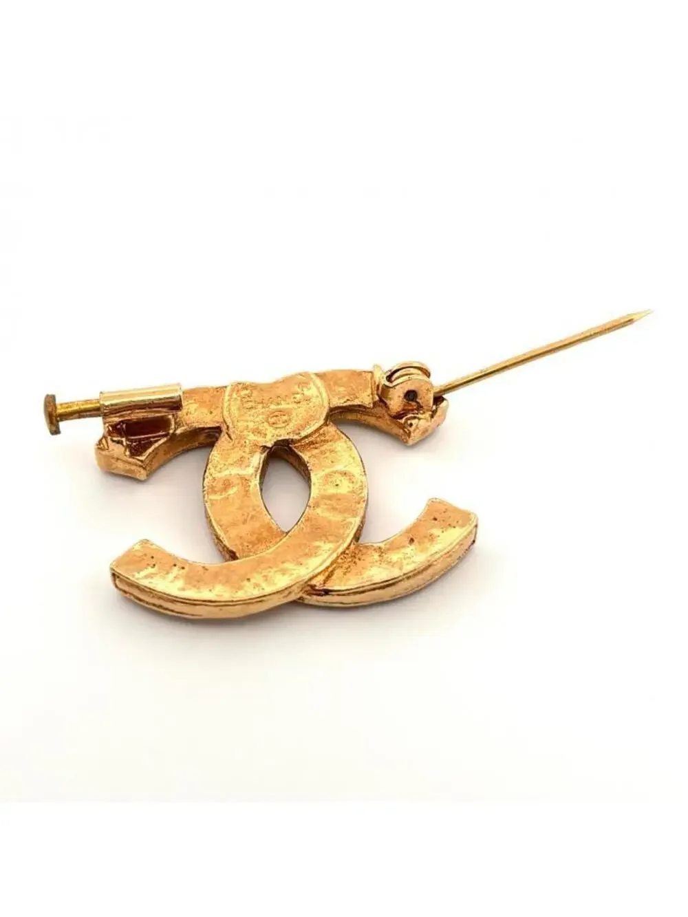 Chanel Cc Logo Brooch Metal #234139C66B